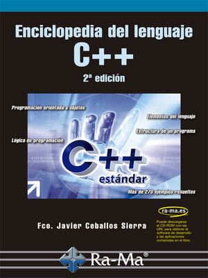cover image of Enciclopedia del lenguaje C++ (2ª Edición)